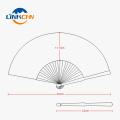 promotional spanish folding wood hand fan for gift